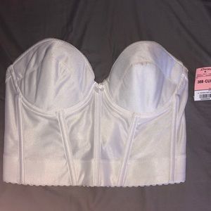 White corset top